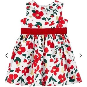 Carter's Carter's Floral Sateen Holiday Dress Size 6 months